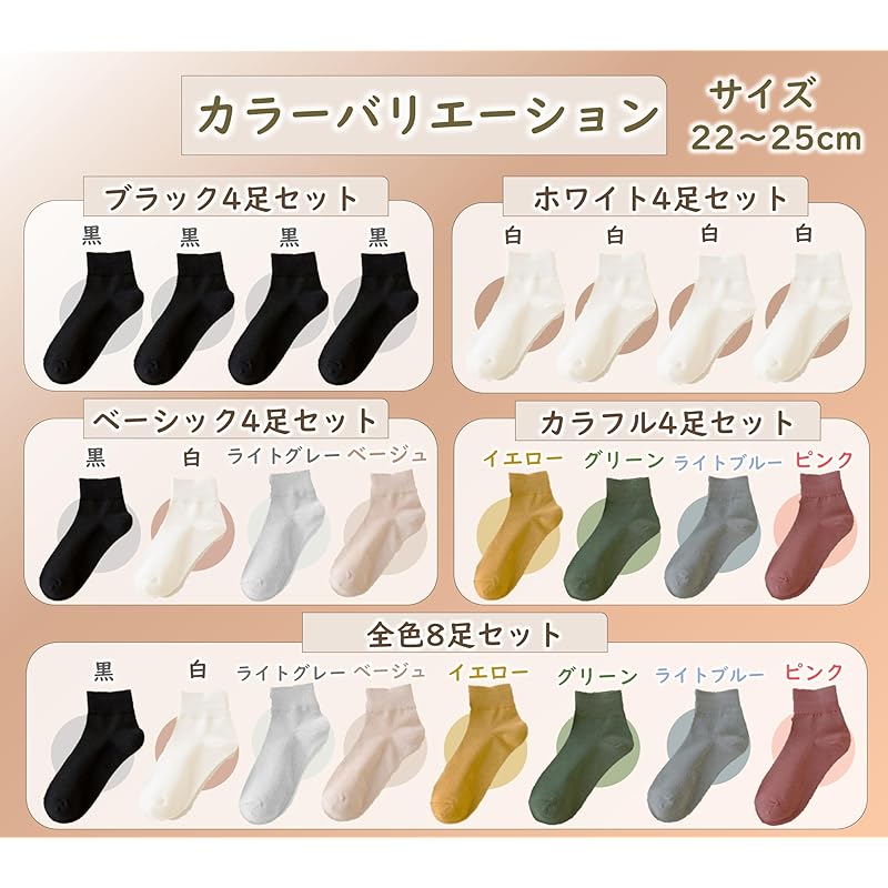 [kuuupiii] [Supervised by socks sommelier] socks ladies socks Plain color short socks crew socks casual socks Cool feeling Fashionable colorful cotton