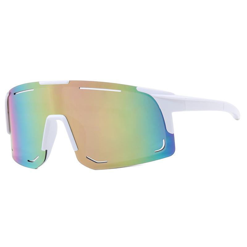 Oversized Outdoor Sports Sunglasses New Women Fashion Large Frame Design Goggles Simple Style Unisex Integrated Sun Glasses