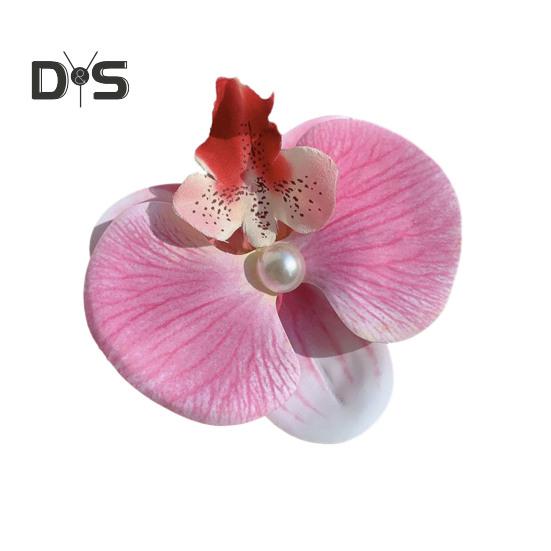 

Женская заколка для волос 3D Цветочный декор с сильным захватом Шпилька для волос для фотосессии Цветочная укладка Шпилька для волос Аксессуары для волос розовый