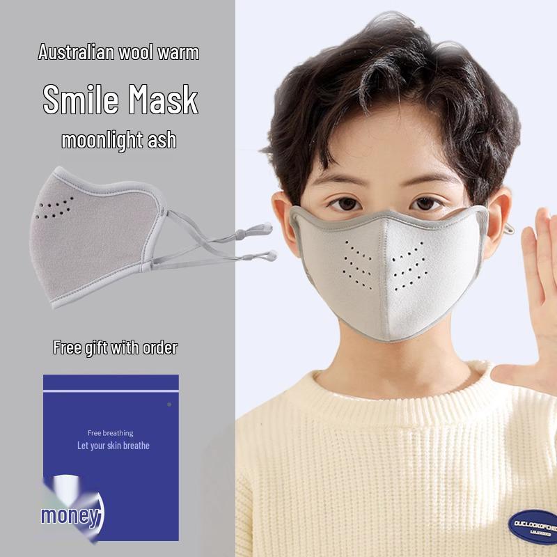 Kids' 3D Winter Mask: Breathable, Windproof, and Warm with Eye Corner Protection