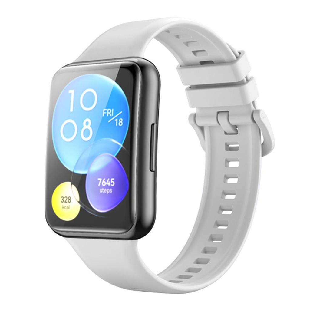 Bracelet de Montre Connectée en Silicone Réglable pour Huawei Watch Fit 2