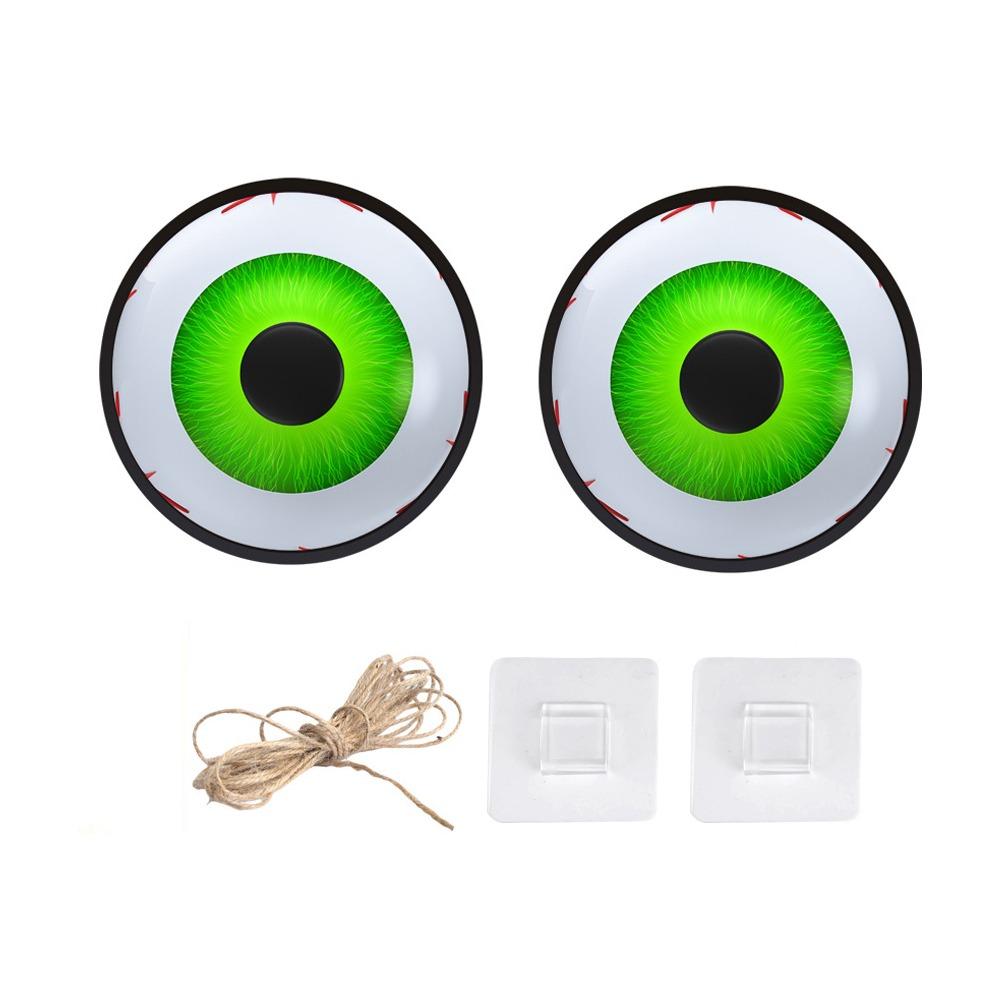 Round Halloween Eyeball Luminous Acrylic Eye Tags Giant Hanging Eyeball  Halloween Party StyleB