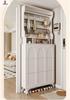 Ultra-Thin Flip-Top Shoe Cabinet & Coat Rack for Entryway Hallway Storage