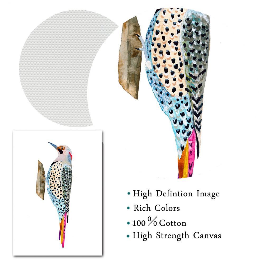 Toucan Watercolor Tropical Rain Forest  Wall Art Canvas Painting Nordic Toucan Posters And Print Picture Living Room Home Decor