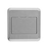 Stainless Steel Waterproof Single-Door Concealed Floor Socket with Copper Five-Hole Plug