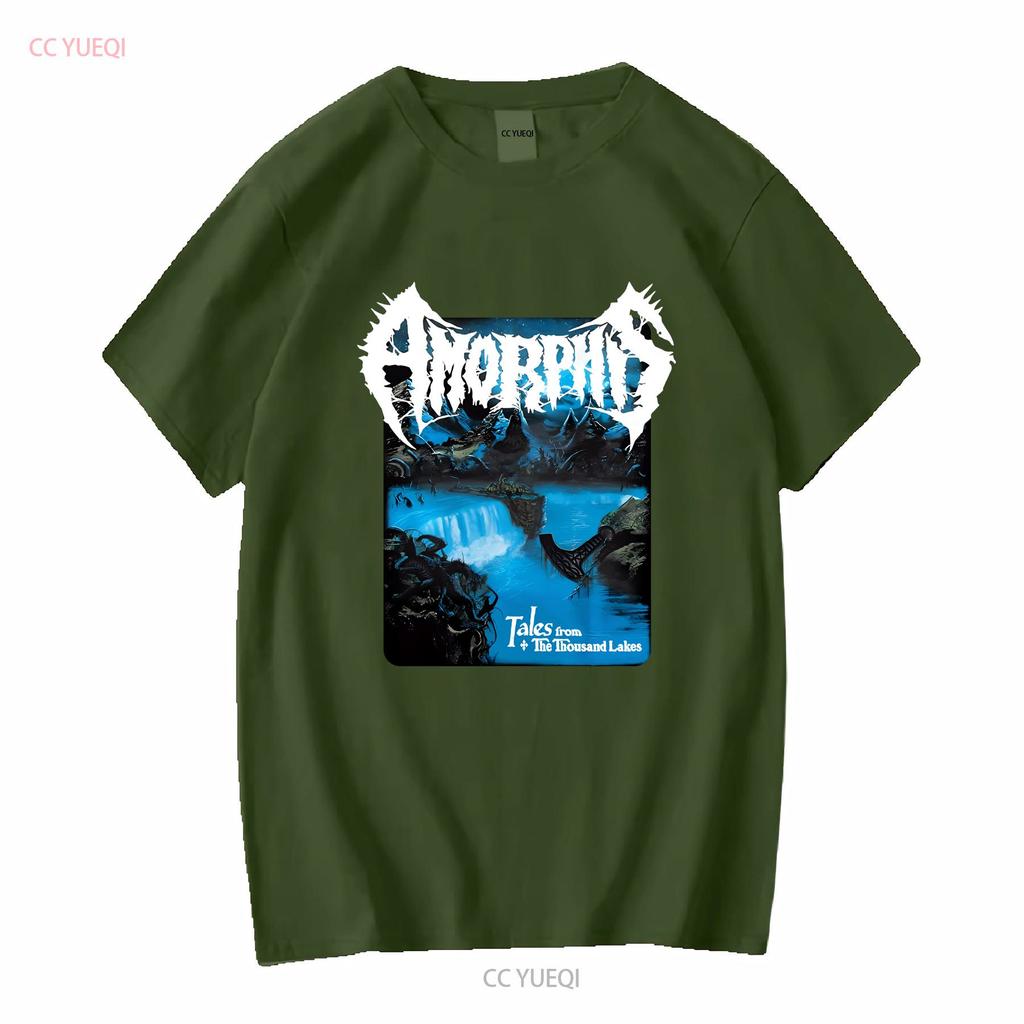 Amorphis Tales From The Thousand Lakes Band S To 5xl T Shirt S4800 Long Or Short Sleeves Vintage Washed Soft Stretched