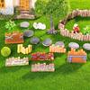 Garden Artificial Miniature Fairy House Fountain Micro Landscaping Decor Home DIY Accessories Dollhouse Mini Craft Decoration
