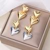 New Accessories Fashion Versatile Love Earrings Personalized Women's Stud Earrings Niche Earrings Earrings