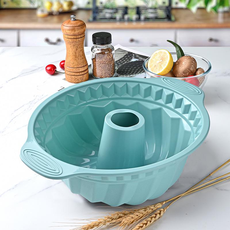 High-Temperature Resistant Silicone Cake Mold for DIY Baking and Steaming