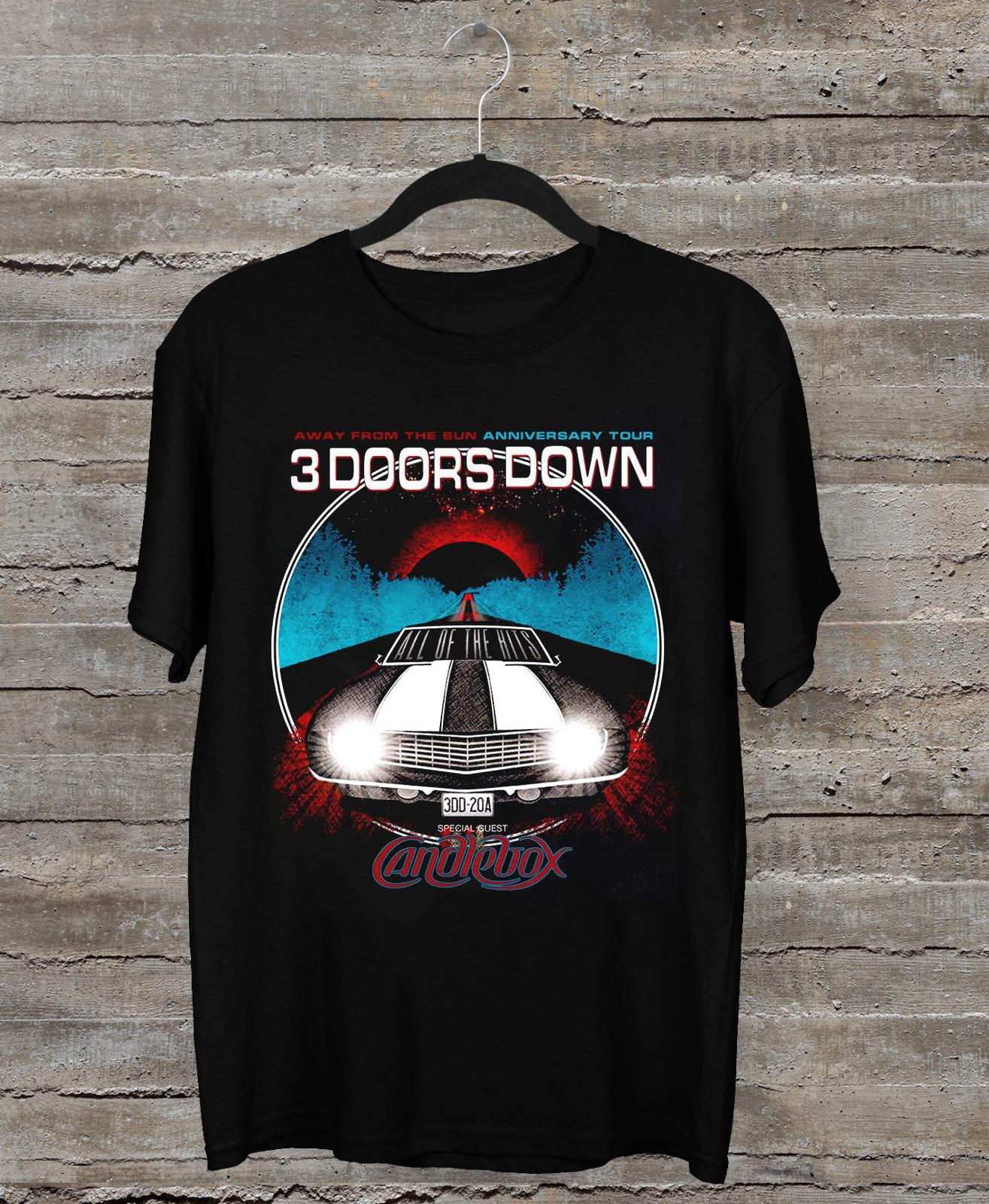 Doors Down Band Shirt Away From The Sun Anniversary Tour 2026 T-shirt XL