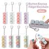 4 Keys Mechanical Keyboard Axis Tester LED Keyboard Key Toy Stress Relief DIY Button Keycap Fidget Keychain Toys Gift
