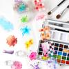 ZABC Colorful Washi Tape Series: 4 Rolls for Journal Decoration & DIY Collage