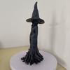 Gothic Hexenstatue Halloween Cracker Barrel Hexenskulptur Retro Magier Dunkle Göttin Figur Desktop Ornament 20cm/30cm