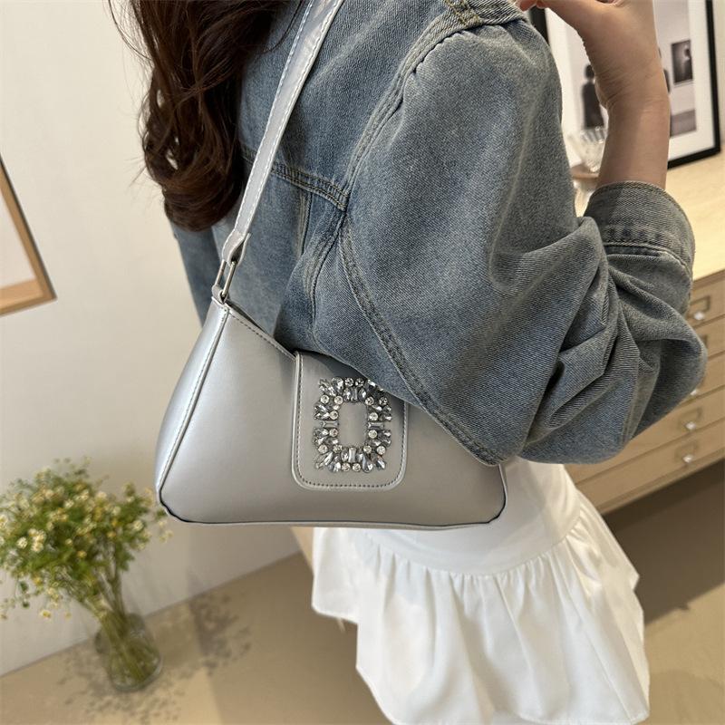 Underarm Bag Women's Fashionable Summer New Fashion Simple Niche Design High-Pretty One-Shoulder Crescent Bag