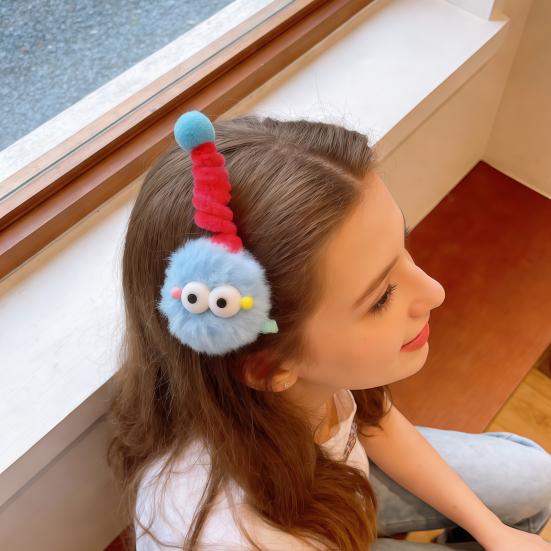 1/2/5 st Hårnål Svart Stor Ögonklämma Tecknad Plyschdocka Hårnål Ljus Färg Hårstylingverktyg Håraccessoarer