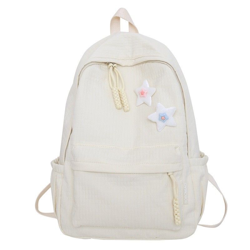 Schoolbag for Junior High School Girls Large Capacity Good-looking Ins Style Cute Fancy Mori Style Niche Style Middle School Student Backpack
