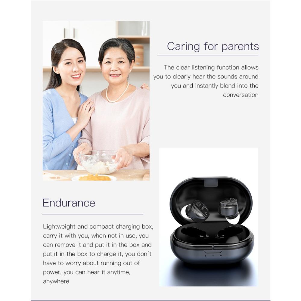 Hörgerät für ältere Menschen Bluetooth-Aussehen Schallverstärker Magnetische Ladekammer Schallkollektor