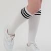 DOYOUKNOWMC ALL SEASON Striped Ivory Knee Socks