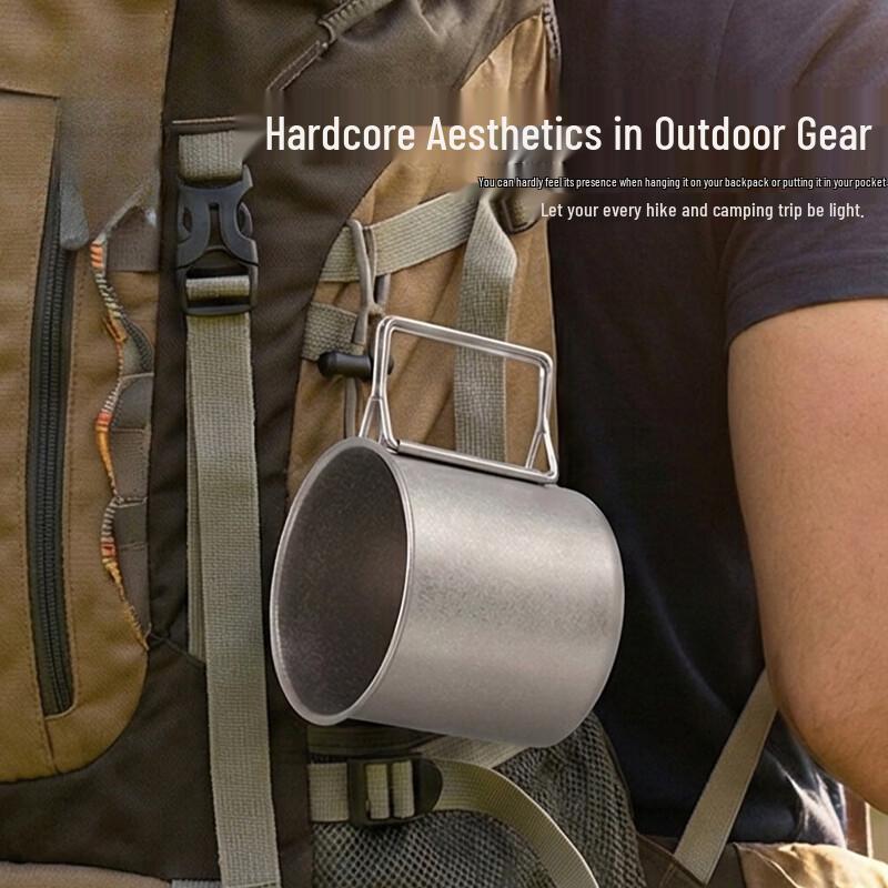 Portable Foldable Handle Camping Cup