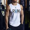 2026 Summer New Trendy Design Printed Sleeveless T-shirt Men's Fitness Training Basketball Tank Top Loose Quick Drying Top