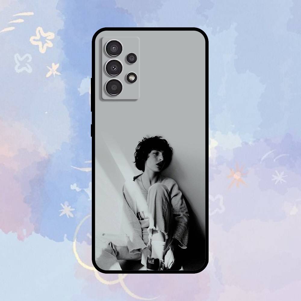 

AAA Finn Wolfhard Stranger Phone Case For Samsung Galaxy A73,A72,A71,A70,A53,A52,A51,Others Soft Black Cover Samsung a50 30s 50s