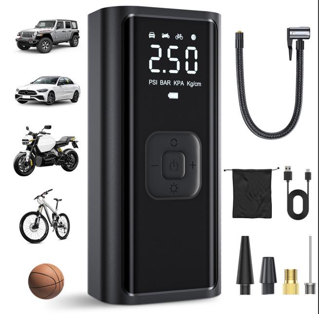 Tragbare Hochdruck-Akku-Elektro-Autoreifen-Luftpumpe