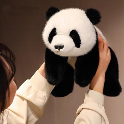 Simüle Dev Panda Bebek Rakun Panda Bebek Peluş Oyuncaklar Çocuk Hediyeleri Chengdu Seyahat Hatıraları