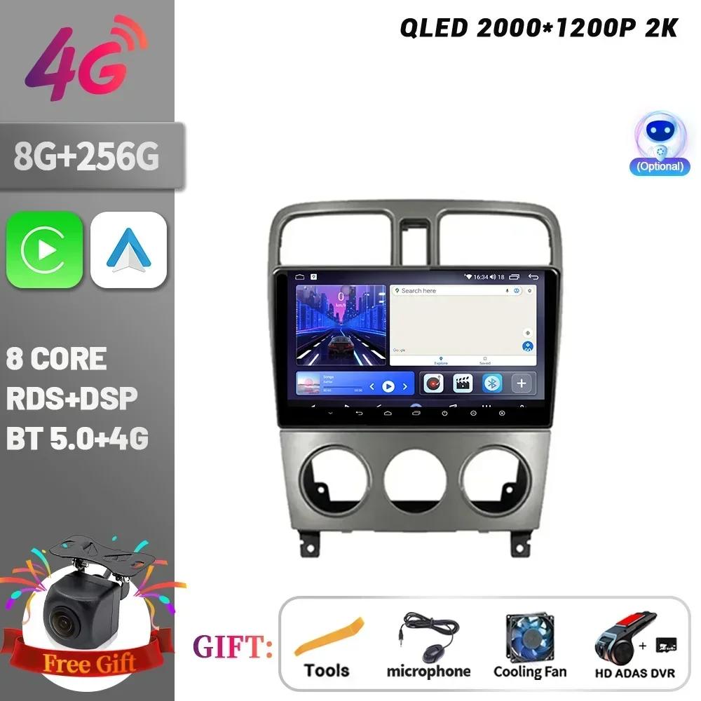 Android 14 For Subaru Forester SG 2002 - 2008 Car Radio Multimedia Navigation 4G GPS Wireless Carplay Stereo Head Unit Screen