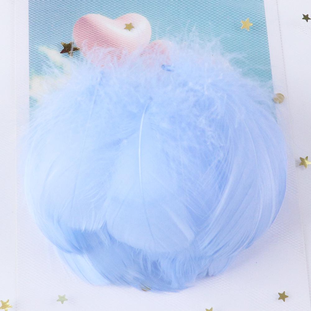 Natural Goose Feathers 4-8Cm Small Floating Leather Pink Swan Feather Plume For Craft Wedding Jewelry Decoration Plumes 100Pcs