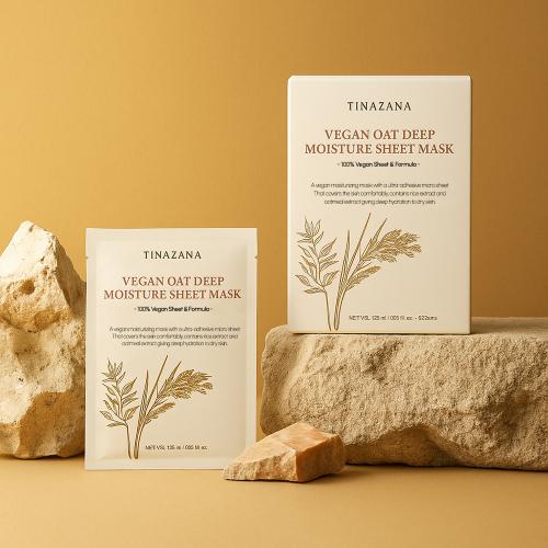 Tinazana Vegan Oat Deep Moisture Sheet Mask (5ea) NONE