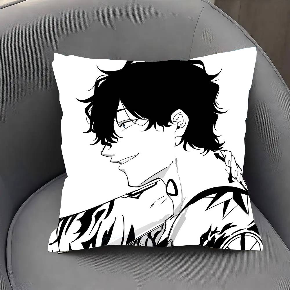 Yamato Endo Anime WIND B-BREAKER Pillow Case Fashion Square Pillowcase Bedroom Sofa Room Ins Decoration Leisure