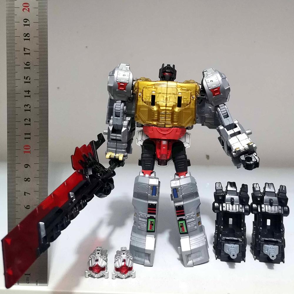 Transformationsspielzeug G1 Dinosaurier Dinoking Volcanicus BPF 5-in-1 Kombinations-Verformung Grimlock Swoop Sludge Slag Snarl Modell Roboter