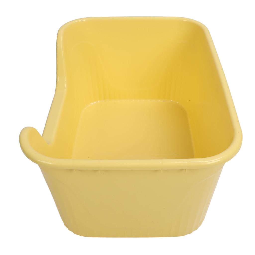 Large Cat Litter Box High Sides Anti Splashing Easy To Clean Simple Look Open Cat Litter Box for