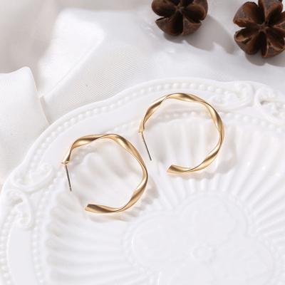 2Pairs Women Matte Circle Hoop Leverback Earrings Party Jewelry Gift