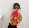 2025 Summer Korean-Style Girls' Crossbody Bag - Cute Strawberry Fashion Accessory for Little Girls