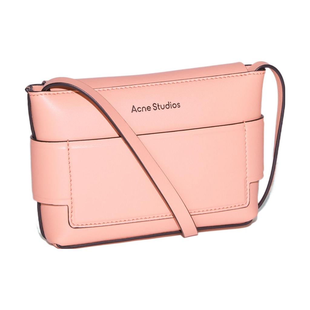 New Acne Studios Cow Leather Shoulder Bag, Crossbody Bag Mini Women's Pink CG0224-AD2