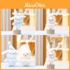 Cute Rabbit Bear Plush Doll With Hat And Cape Design For Bags And Key Holders