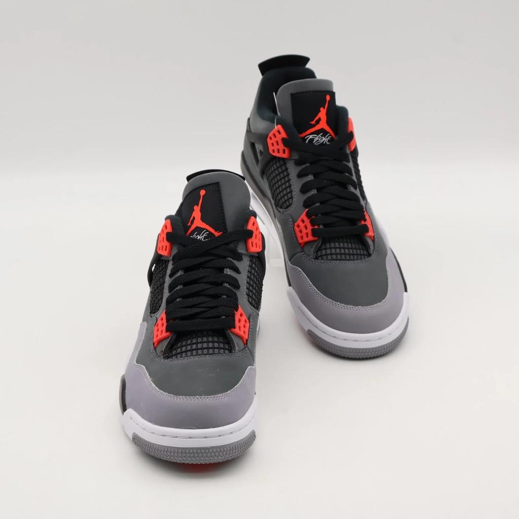 DH6927-061 Nike Air Jordan 4 Infrared 23 Black Cement Dark Grey Red (Men's)