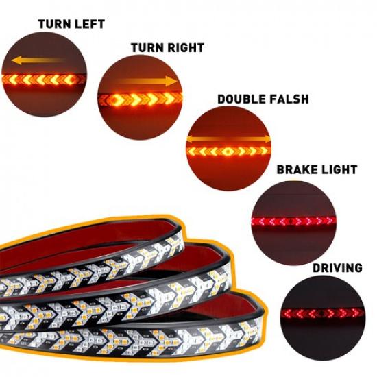 60" LED Tailgate Brake Reverse Tail Light Strip For Ford Ram Pickup Truck Signal