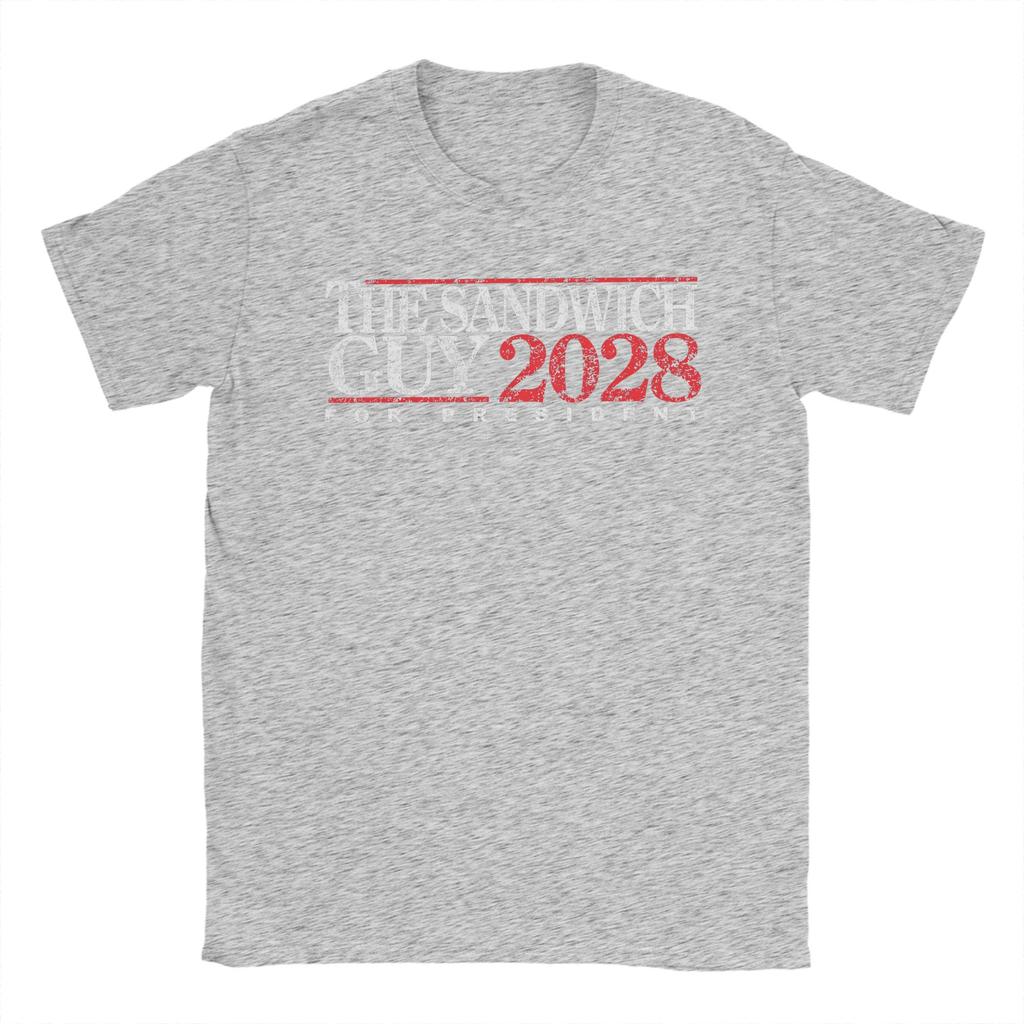 Dc Sandwich Guy Men's T Shirts  Cool Tees Short Sleeve Round Neck T-Shirt 100% Cotton Plus Size Clothes