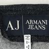 Made In Italy / ARMANI JEANS / Black Denim Chambray Jacket [Women’s M / 38 / Black](USED)