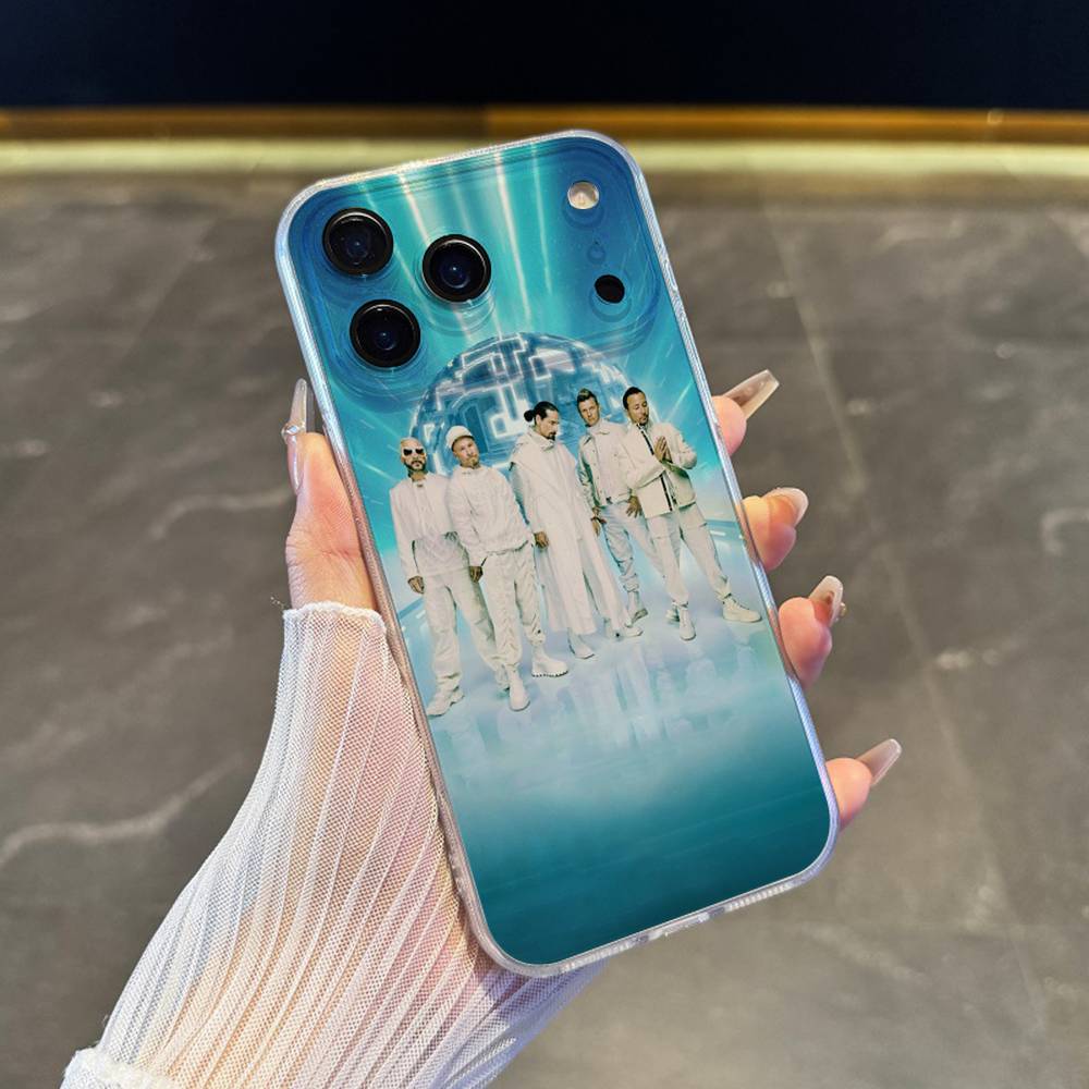 

B-Backstreet Boys BSB Phone Case For iPhone 17,16,15,14,13,12,11 Pro,Max,Plus,X,XS,XR,SE4,E Mini Transparent Soft Cover iPhone16promax