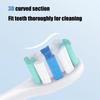 10 bucăți capete de periuță de înlocuire pentru aspirator pentru Usmile Y1S/Y4/U1/U2/U3/P1/P4 Gamă completă moale DuPont Sonic duze de curățare pentru periuță de dinți electrică