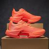 Autumn Fluorescent Green Carbon Board Running Shoes Men's and Women's Ultra-light Shock-absorbing Sports Shoes Breathable Mesh Professional Racing