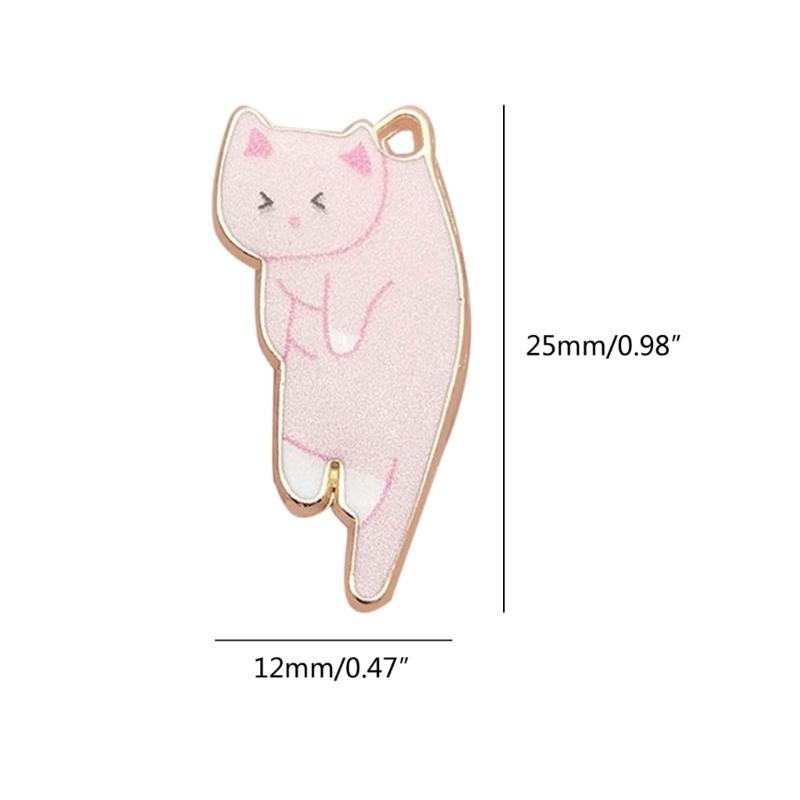 6 Colors Hang Tags Alloy Earrings Jewelry Necklace Pendant DIY Accessories