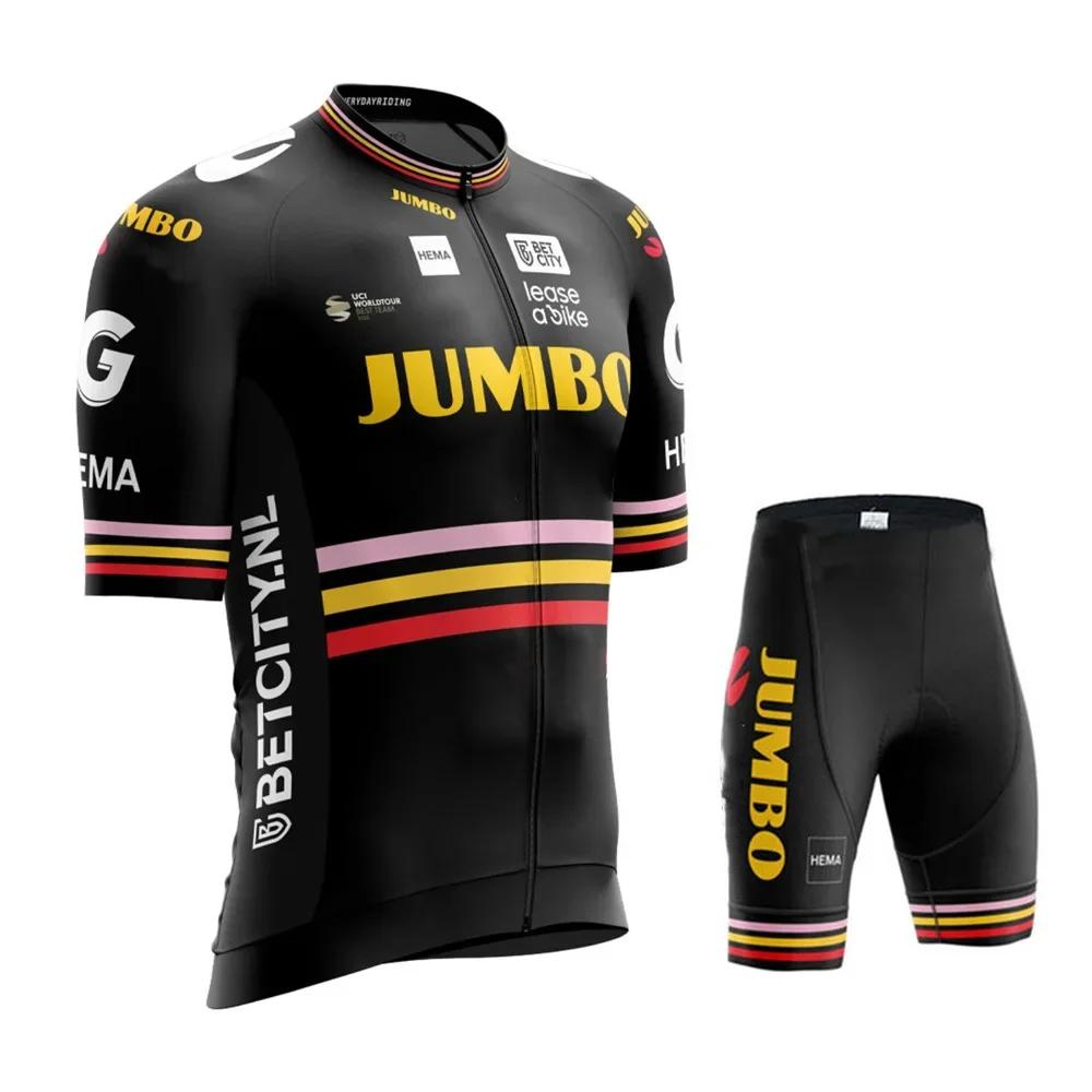 2026 Pro Team Cycling Jersey Set Men's Ciclismo Clothing Road Bike Shirts Suit Bicycle Bib Shorts MTB Wear Maillot Culotte