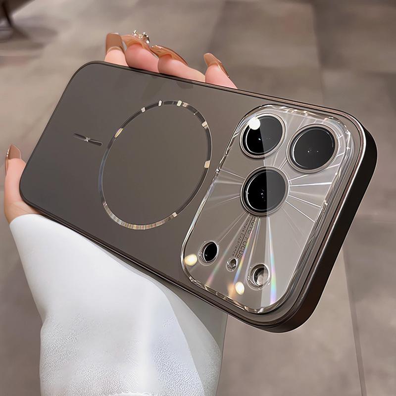 Apple 17 Pro Max Electroplated Magnetic Case with AG Frosted iPhone 16 Full Lens Film 16