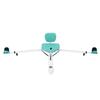 Split Machine Leg Stretcher Machine 180 degrees  Expansion 330 Lbs Stretching Machine with PU Seat Back Rest Timer for