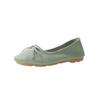Fashion Shoes for Women Kawaii with Bow Green Ballet Cute Round Toe Woman Footwear E Non Slip Comfortable and Elegant Trend Lastest Shoe