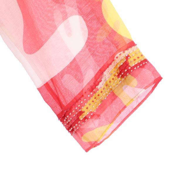 Diane von Furstenberg Silk Blend Overall Handle 7 Minutes Sleeve See Through Tunic Women Used